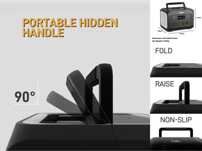 Estación de energía portátil B600|600W|Inversor