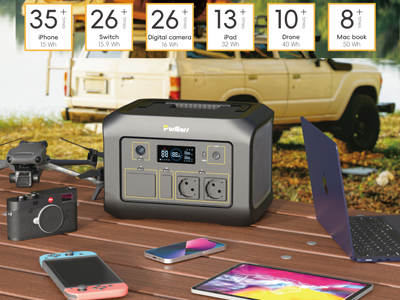 Estación de energía portátil B600|600W|Inversor