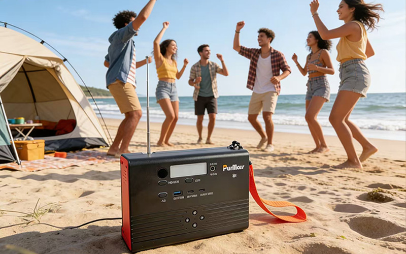 Estación de energía portátil P100A/E Plus | 100W | con altavoz Bluetooth