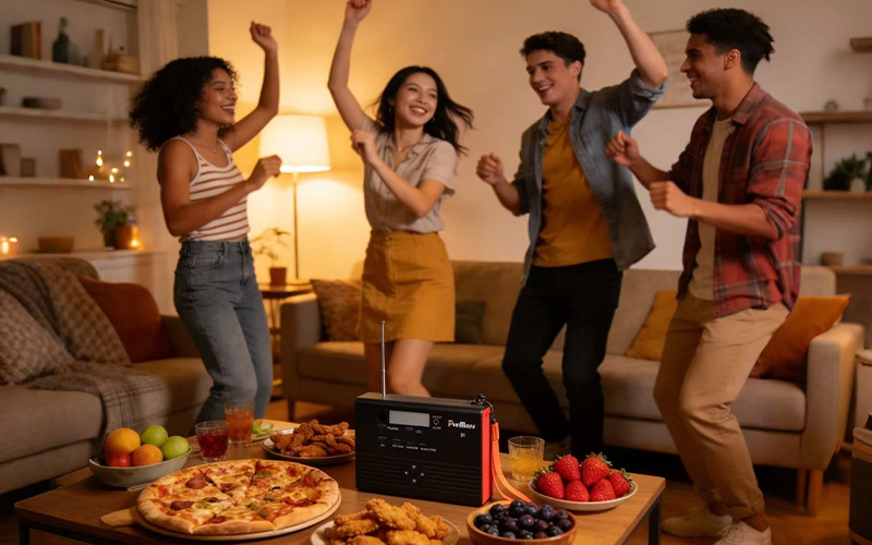 Estación de energía portátil P100A/E Plus | 100W | con altavoz Bluetooth