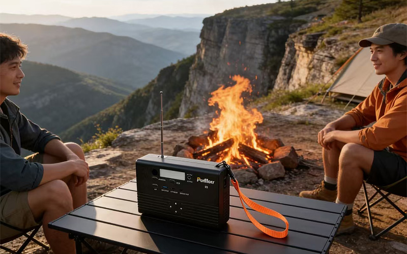 Estación de energía portátil P100A/E Plus | 100W | con altavoz Bluetooth