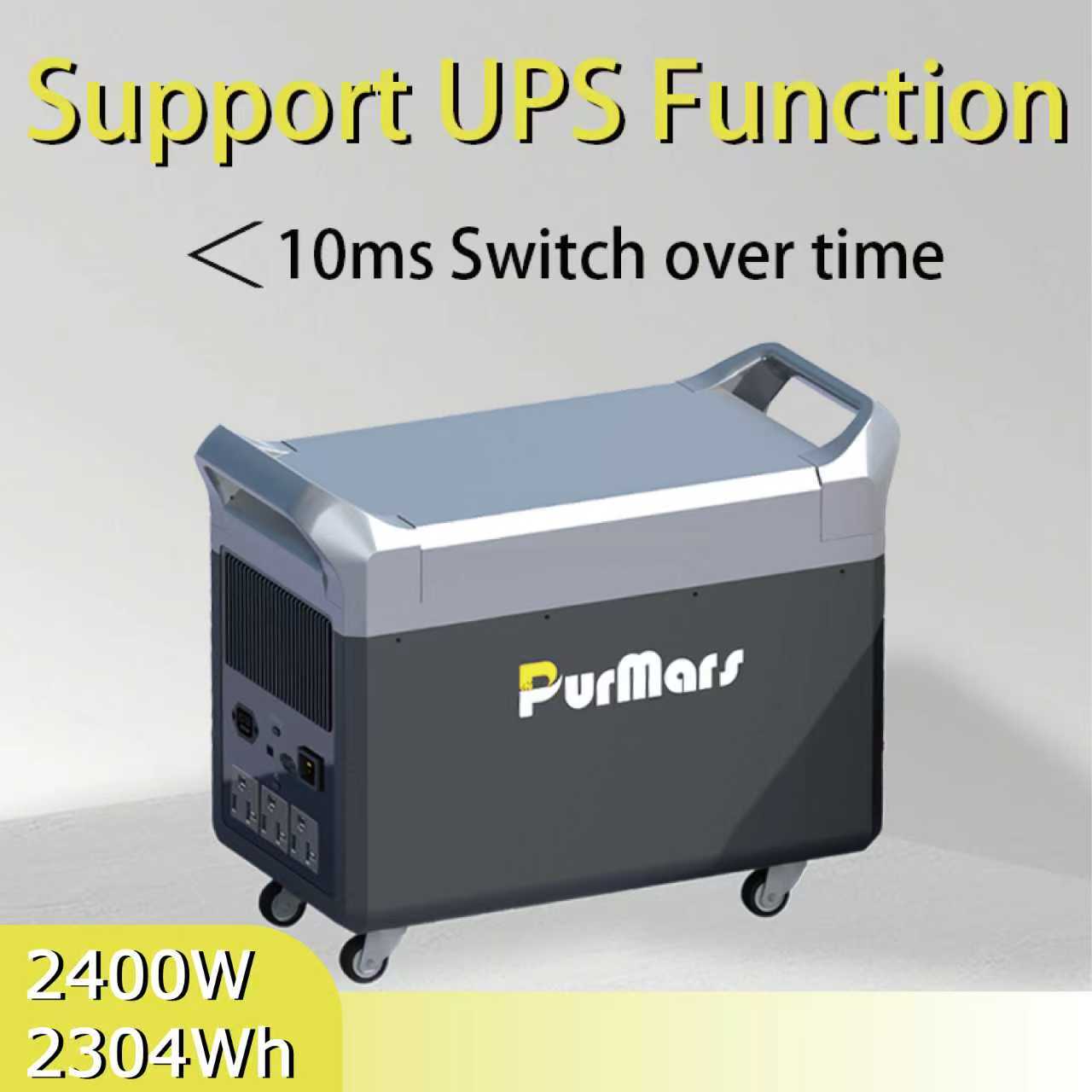 Generador solar doméstico M2400 |2400W|Almacenamiento de energía para balcones |En red