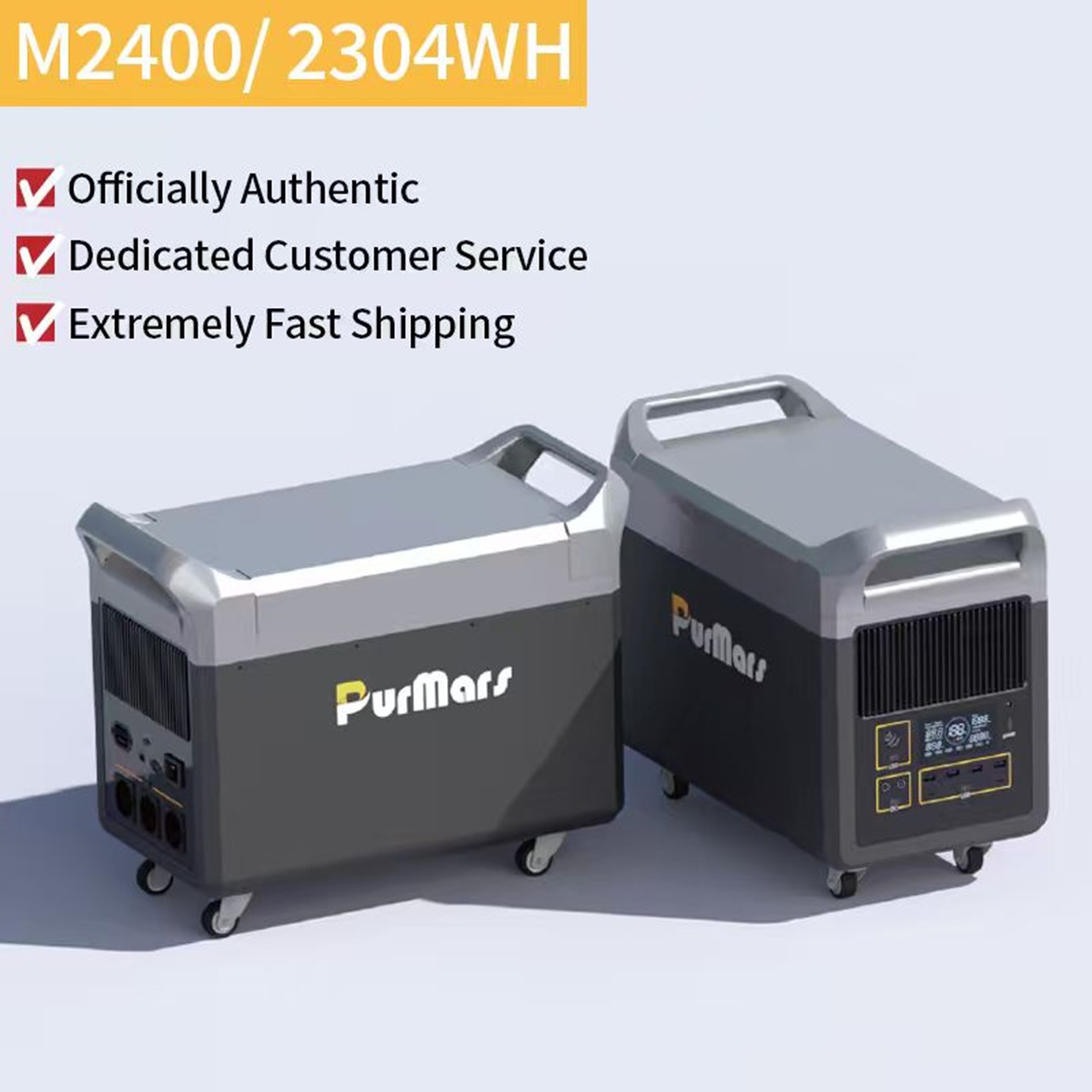 Generador solar doméstico M2400 |2400W|Almacenamiento de energía para balcones |En red