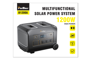 Estación de energía portátil B1200A/E|1200W|Asas y ruedas|Aplicación inteligente