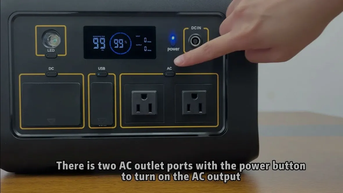 Estación de energía portátil P600|600W|Carga inalámbrica