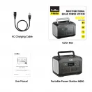 Estación de energía portátil B600|600W|Inversor