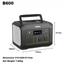 Estación de energía portátil B600|600W|Inversor