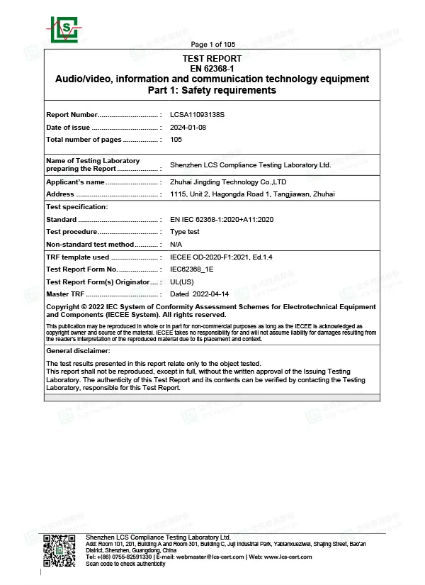 Informe LCSA11093138S-LVD