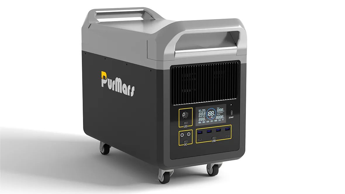 Generador solar doméstico M2400 |2400W|Almacenamiento de energía para balcones |En red