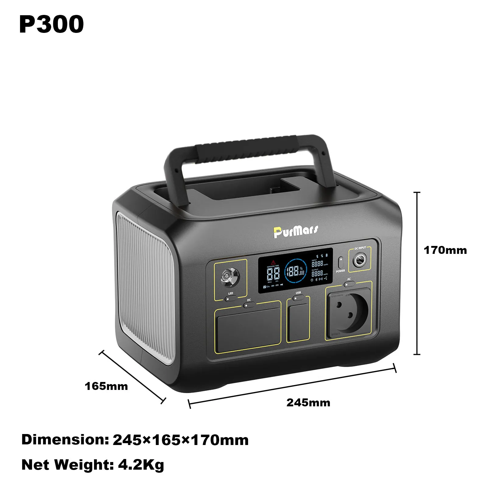 Energía portátil para exterior P300A/E|300W
