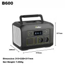 Estación de energía portátil B600A/E|600W