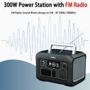 Estación de energía portátil P300 plus|300W|compresor& Termómetro