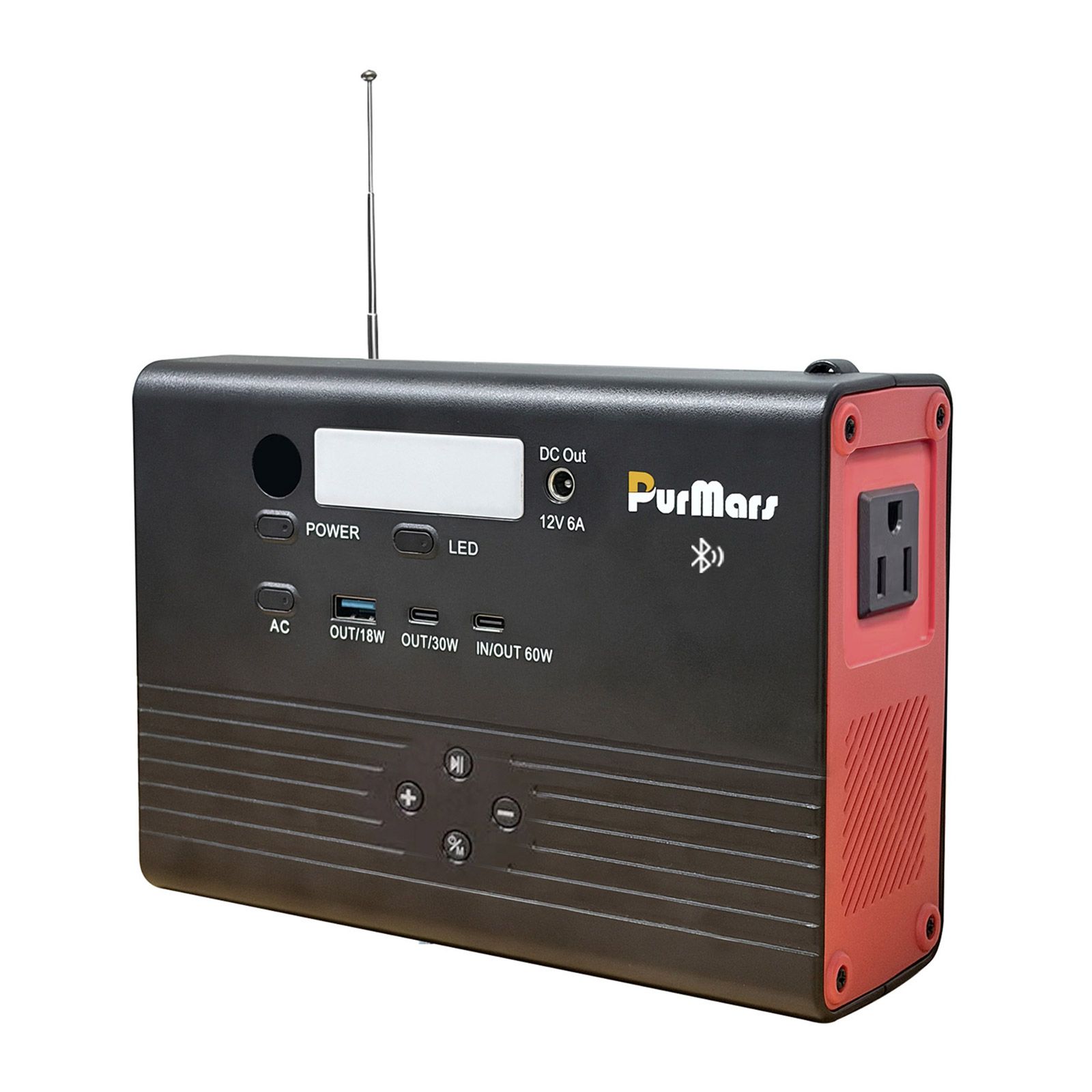 Almacén de energía móvil P100A/E Plus | 100W | con altavoz Bluetooth