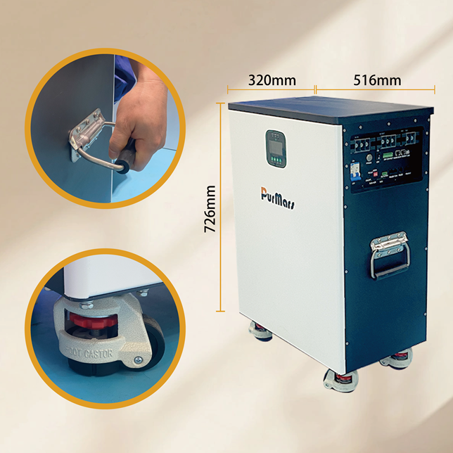 Estación de energía solar doméstica H5000 |5000 W|Almacenamiento de energía para balcones