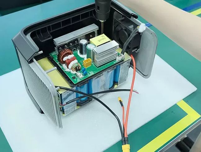 Conjunto de central eléctrica portátil