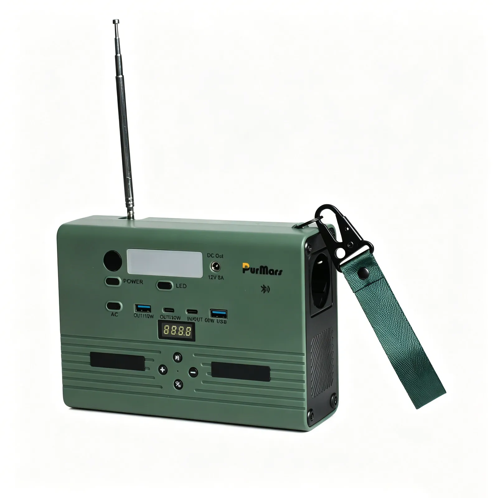 purmars Army-green 100W Power Bank