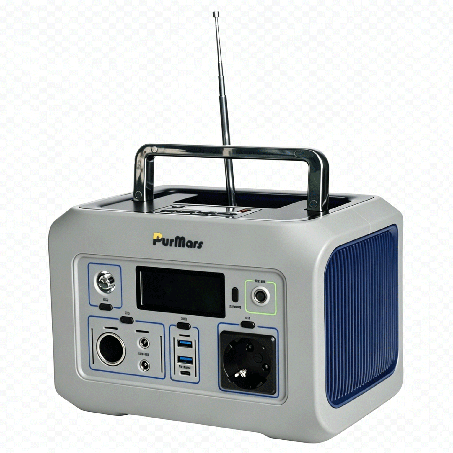 Estación de energía portátil para fiestas al aire libre P300A/E plus|300W|Altavoz Bluetooth | Radio FM