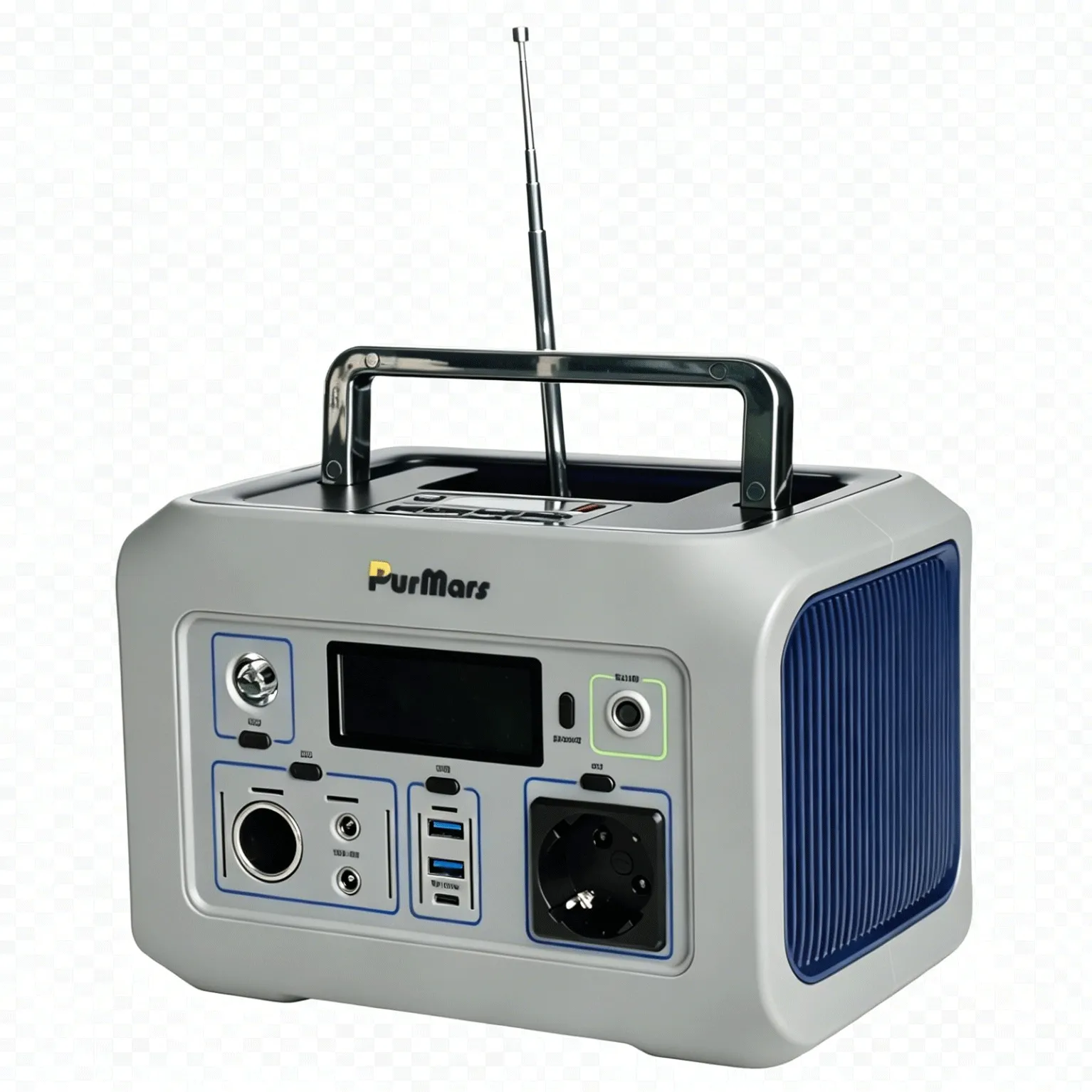 Estación de energía portátil para fiestas al aire libre P300A/E plus|300W|Altavoz Bluetooth | Radio FM